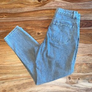 Distressed Nasty Gal Highrise straight leg Jeans size 4
